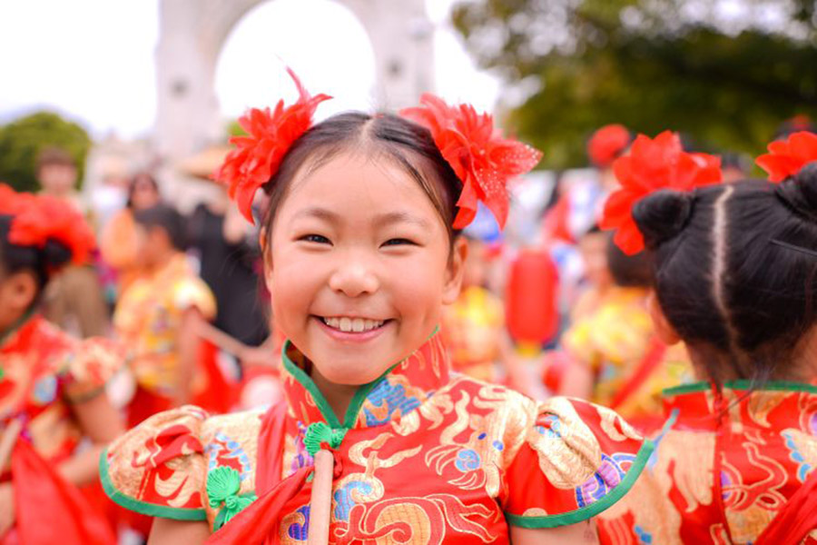 The Chinese New Year Parade. This is the Year of the Pig