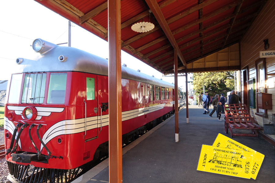 The Station and Railcar at Ferrymead heritage Park