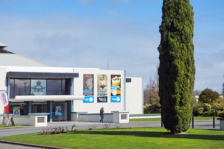 Entrance to the National Air Force Museum of New Zealand